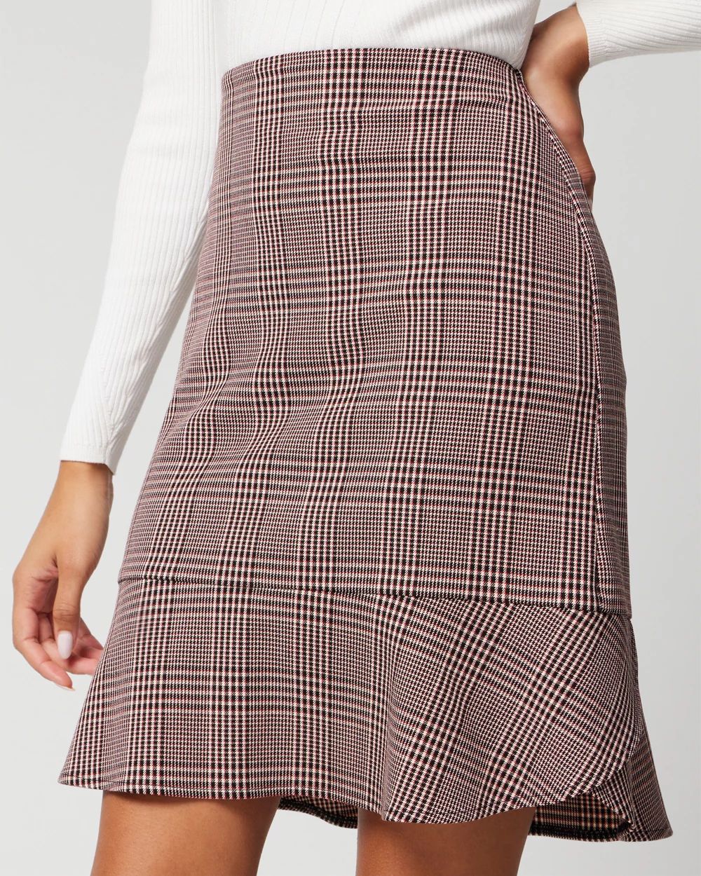 Plaid Mermaid Boot Skirt